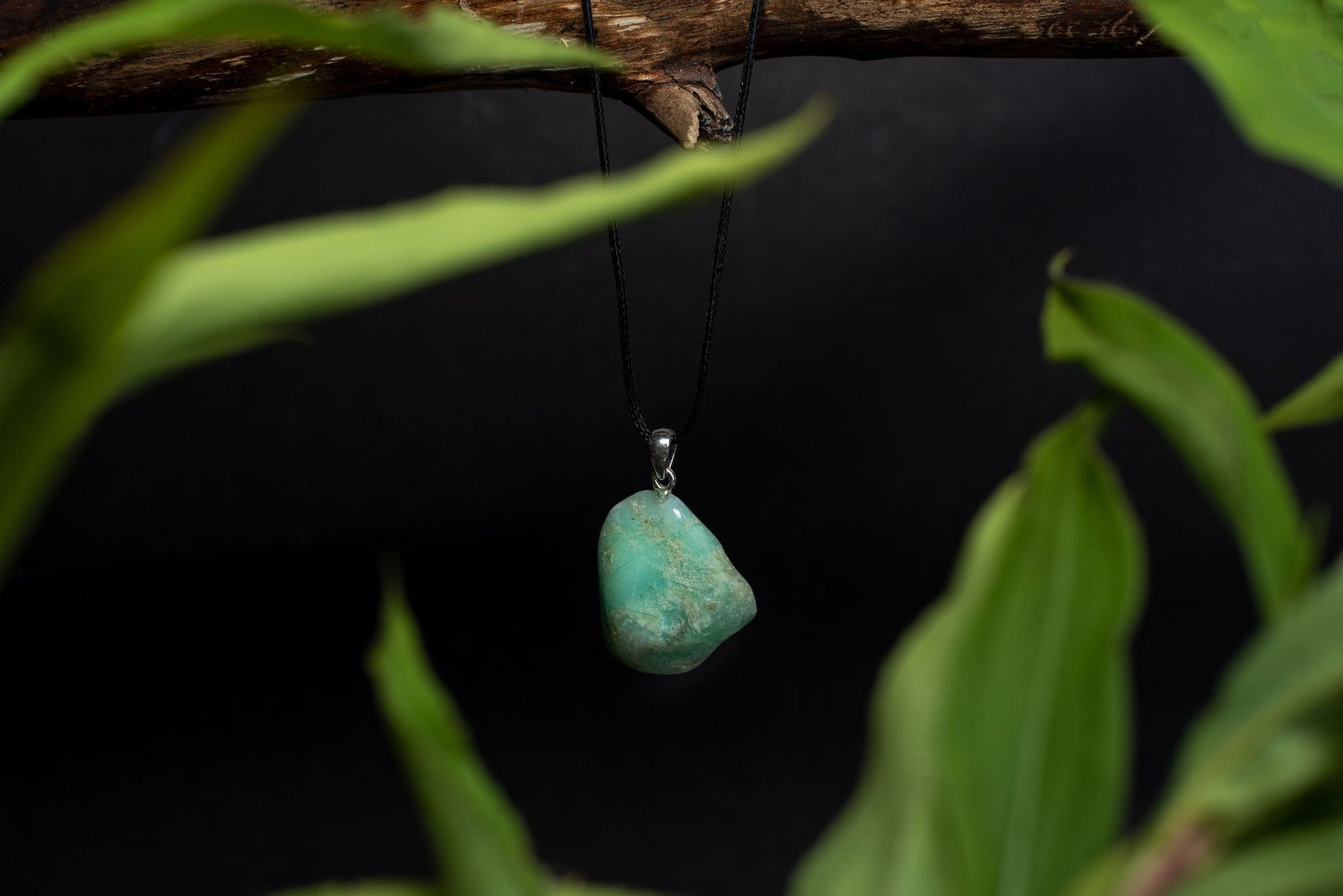 Chrizoprazas pakabukas – 925 sidabras - www.Kristalai.eu