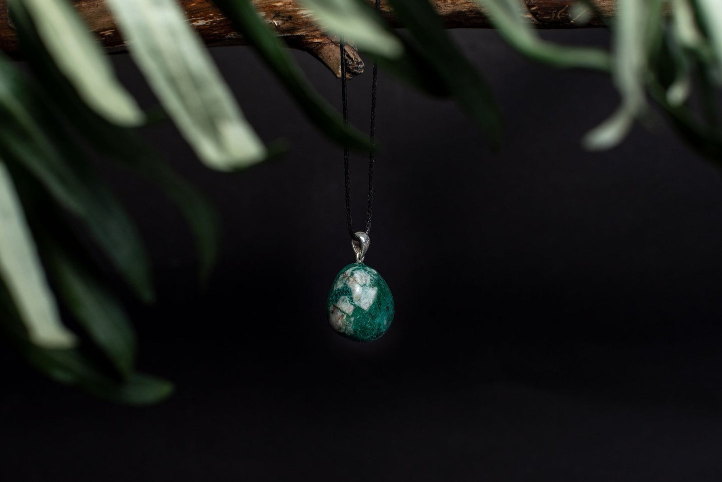 Chrizokola pakabukas – 925 sidabras - www.Kristalai.eu