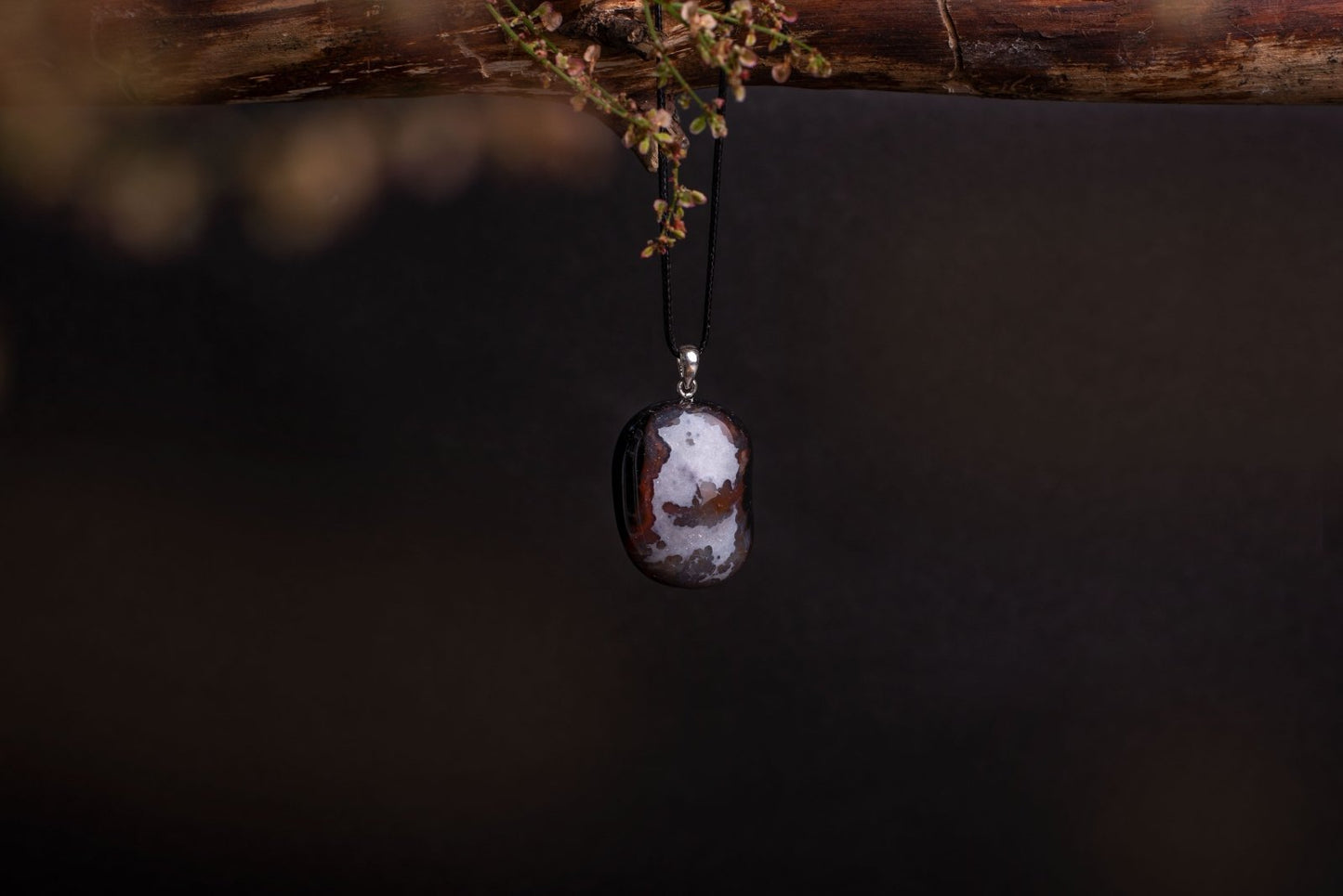 Sardoniksas pakabukas – 925 sidabras - www.Kristalai.eu