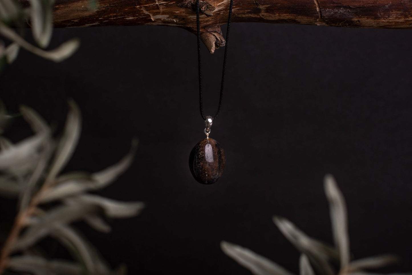 Chiastolitas pakabukas – 925 sidabras - www.Kristalai.eu