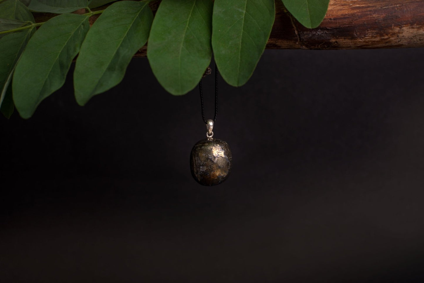 Chalkopiritas pakabukas – 925 sidabras - www.Kristalai.eu