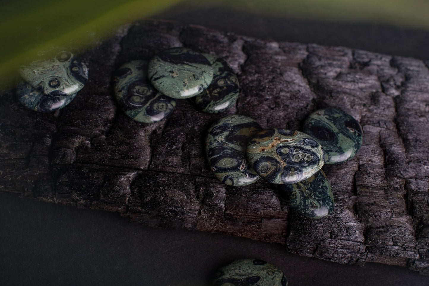 Kambaba jaspis – Delninukas - www.Kristalai.eu