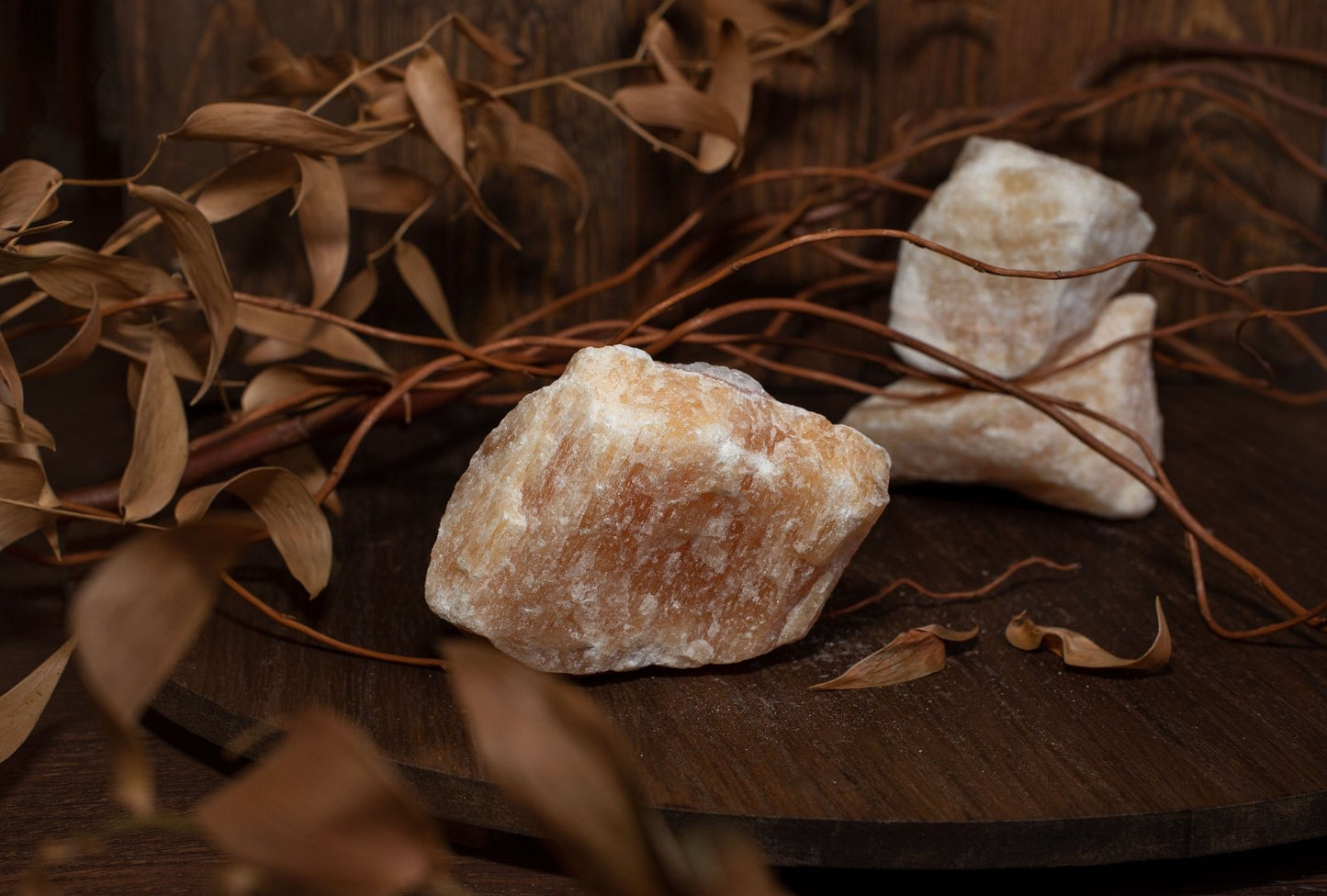 Oranžinis kalcitas didelis – 0.2 - 0.5 kg - www.Kristalai.eu