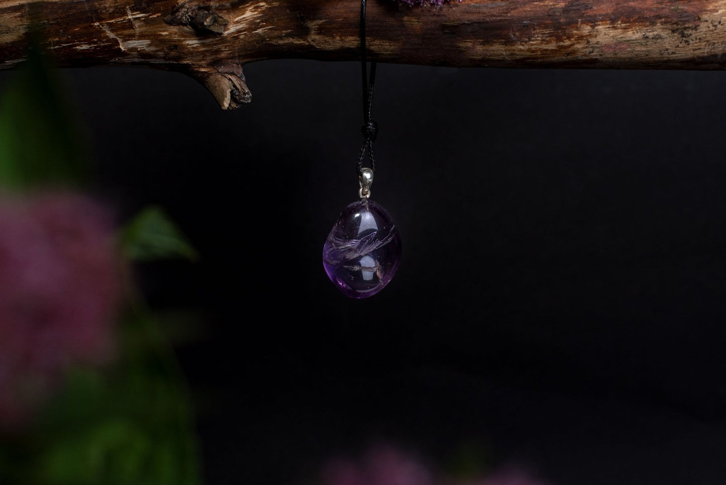 Ametistas Brazilija pakabukas – 925 sidabras - www.Kristalai.eu