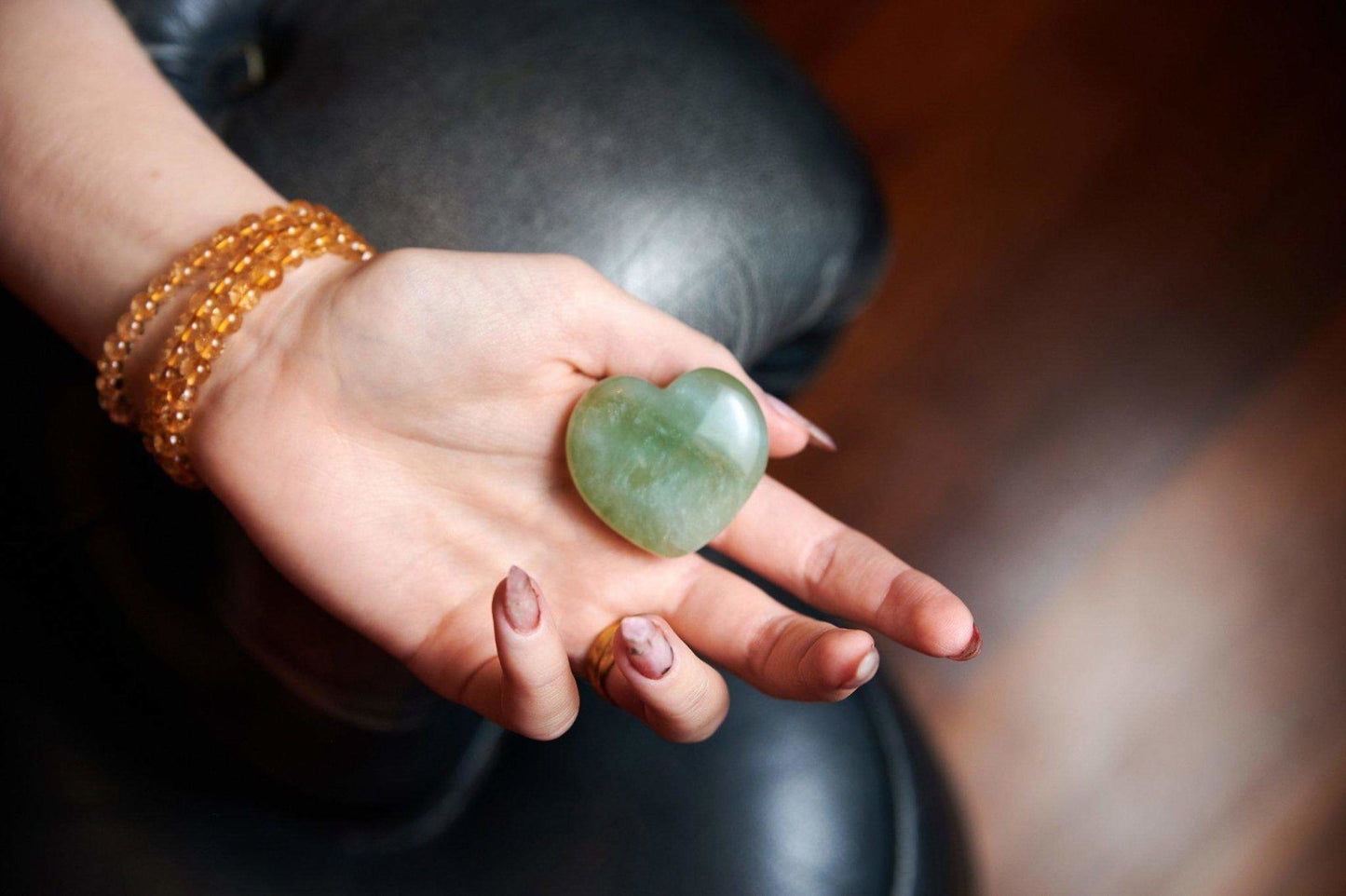 Žadeitas – Širdis - www.Kristalai.eu