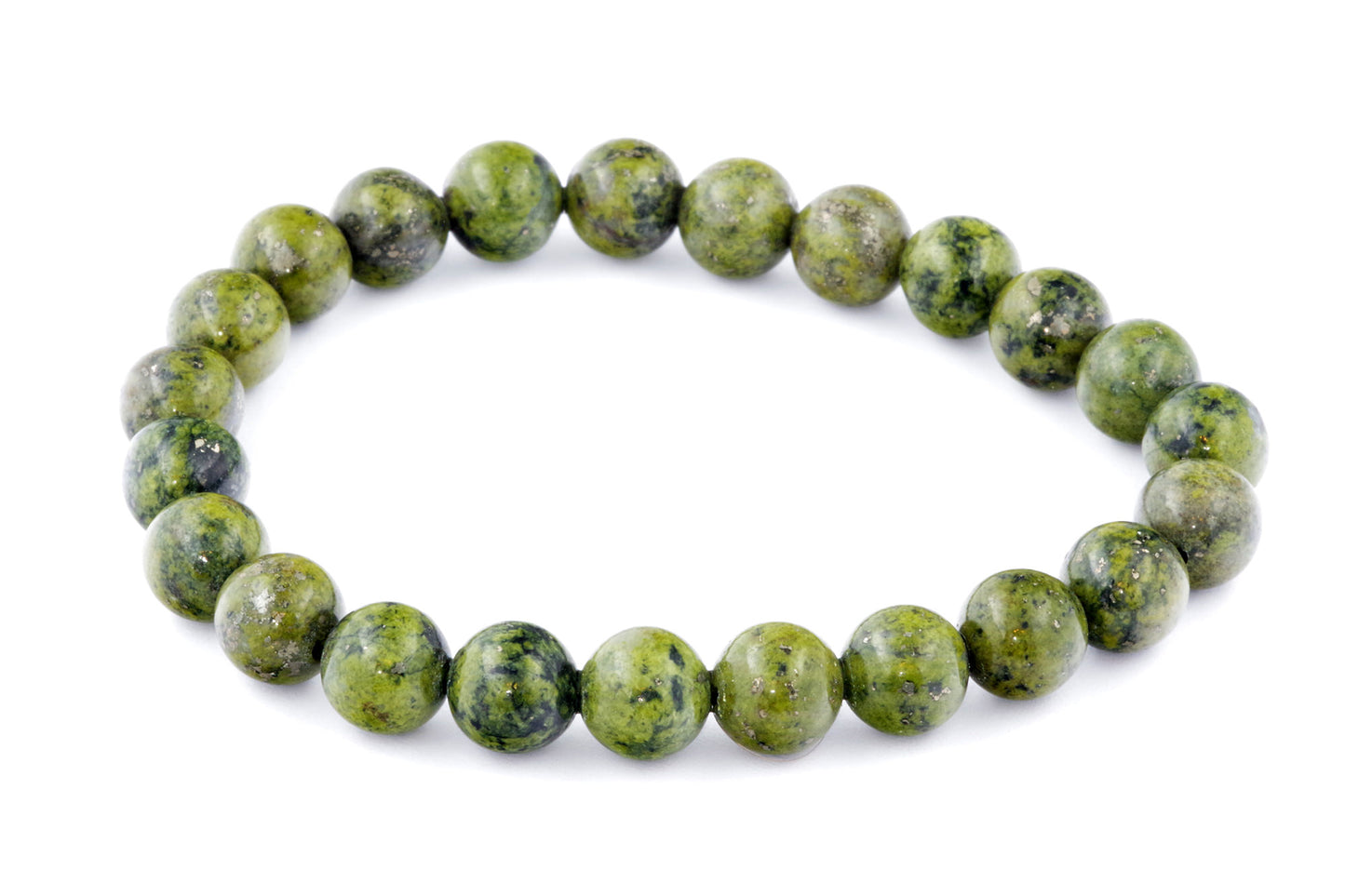Epidotas apyrankė – 8mm - www.Kristalai.eu