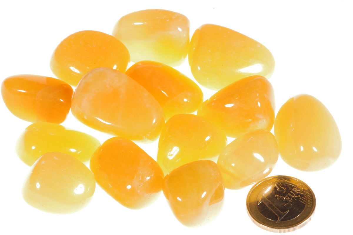 Oranžinis kalcitas - www.Kristalai.eu