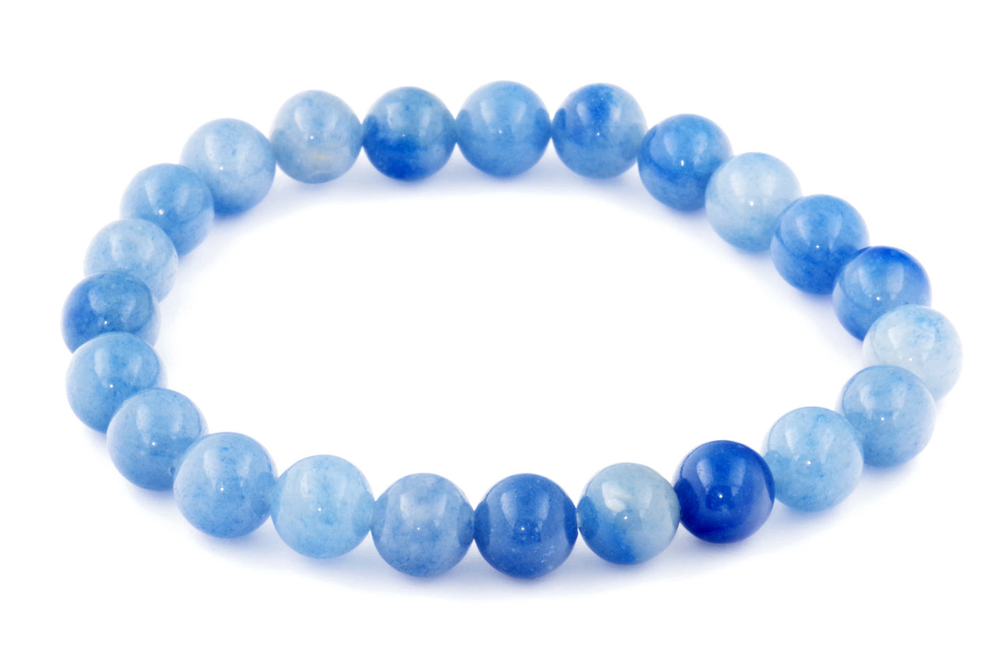 Mėlynas kvarcas apyrankė – 8mm - www.Kristalai.eu