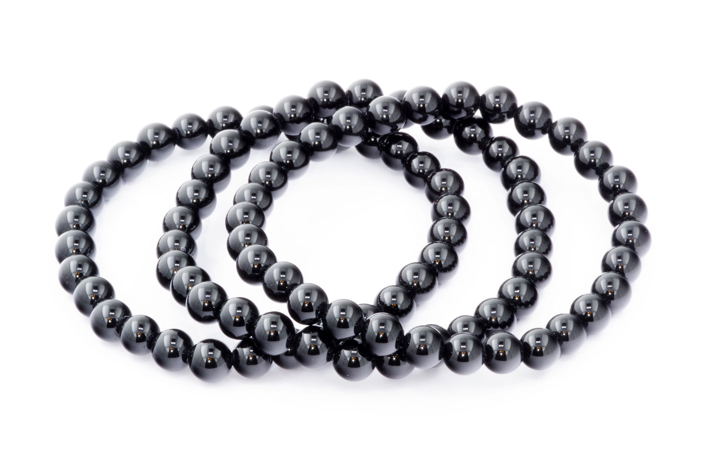 Juodasis oniksas apyrankė – 6mm - www.Kristalai.eu