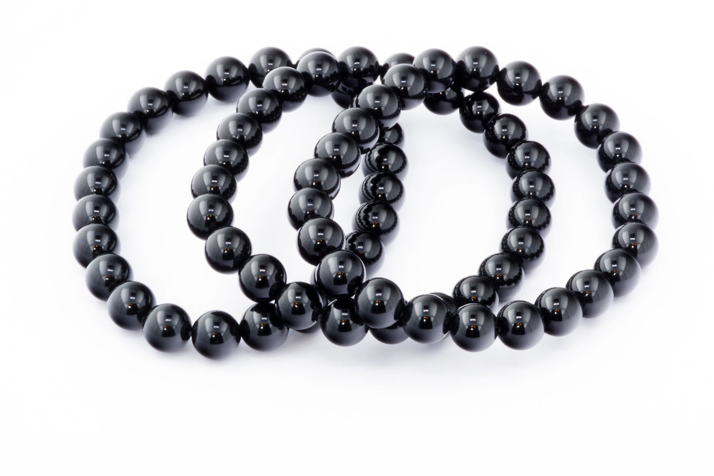 Juodasis oniksas apyrankė – 8mm - www.Kristalai.eu