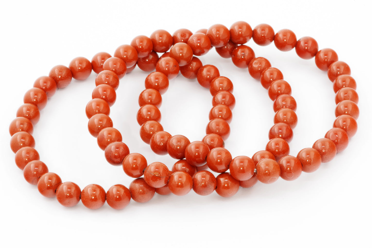 Rotes Jaspis-Armband – 6mm