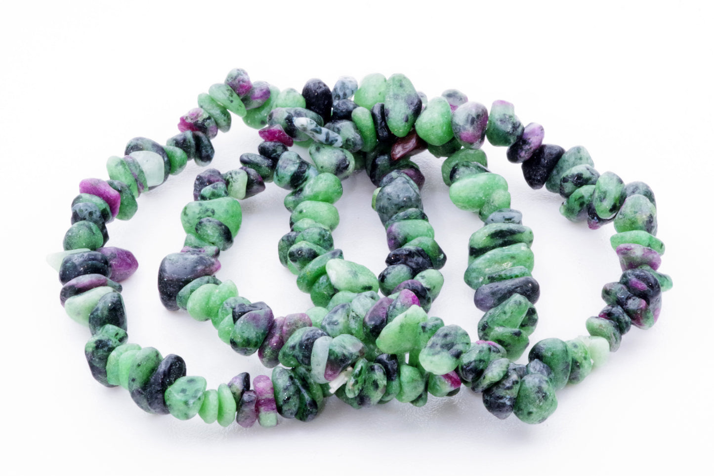 Rubinas su zoisitu apyrankė – Čipsiukai - www.Kristalai.eu