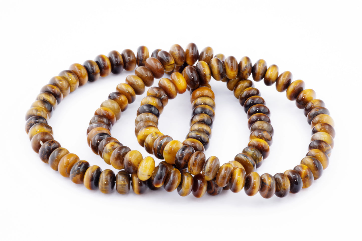 Tigro akis apyrankė – Diskelis - www.Kristalai.eu