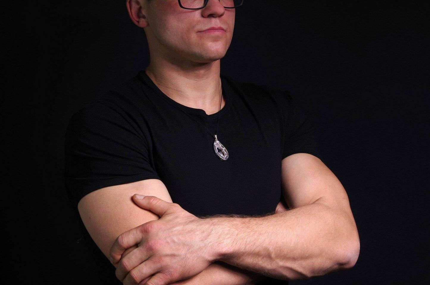 Agatas su ametistu pakabukas – Unikalūs - www.Kristalai.eu