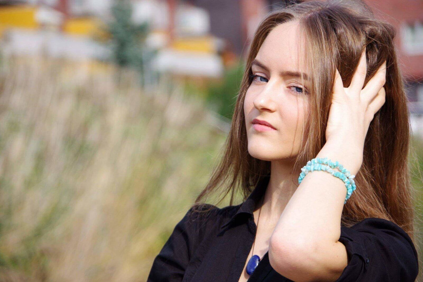 Amazonitas apyrankė – Čipsiukai - www.Kristalai.eu