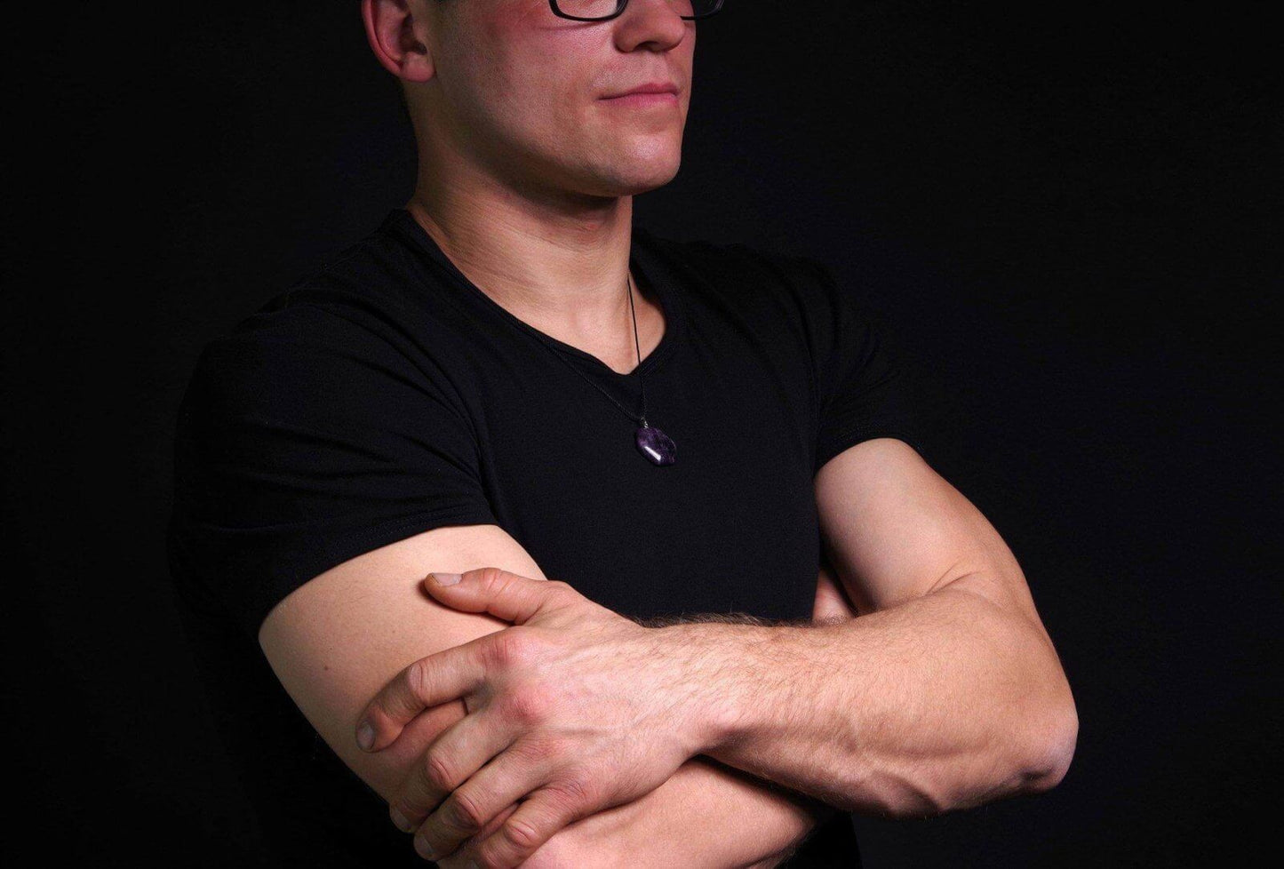 Ametistas pakabukas – Šešiakampis - www.Kristalai.eu