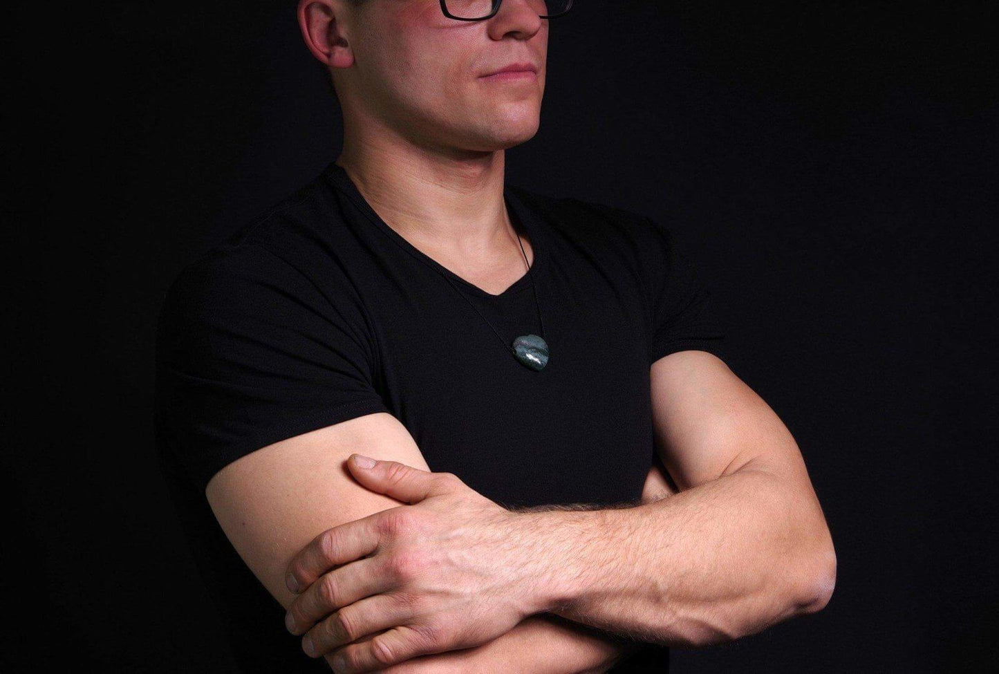 Heliotropas pakabukas – Širdutė - www.Kristalai.eu