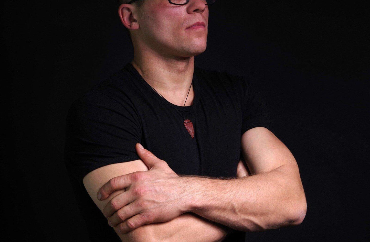 Jaspis pakabukas – Strėlė - www.Kristalai.eu