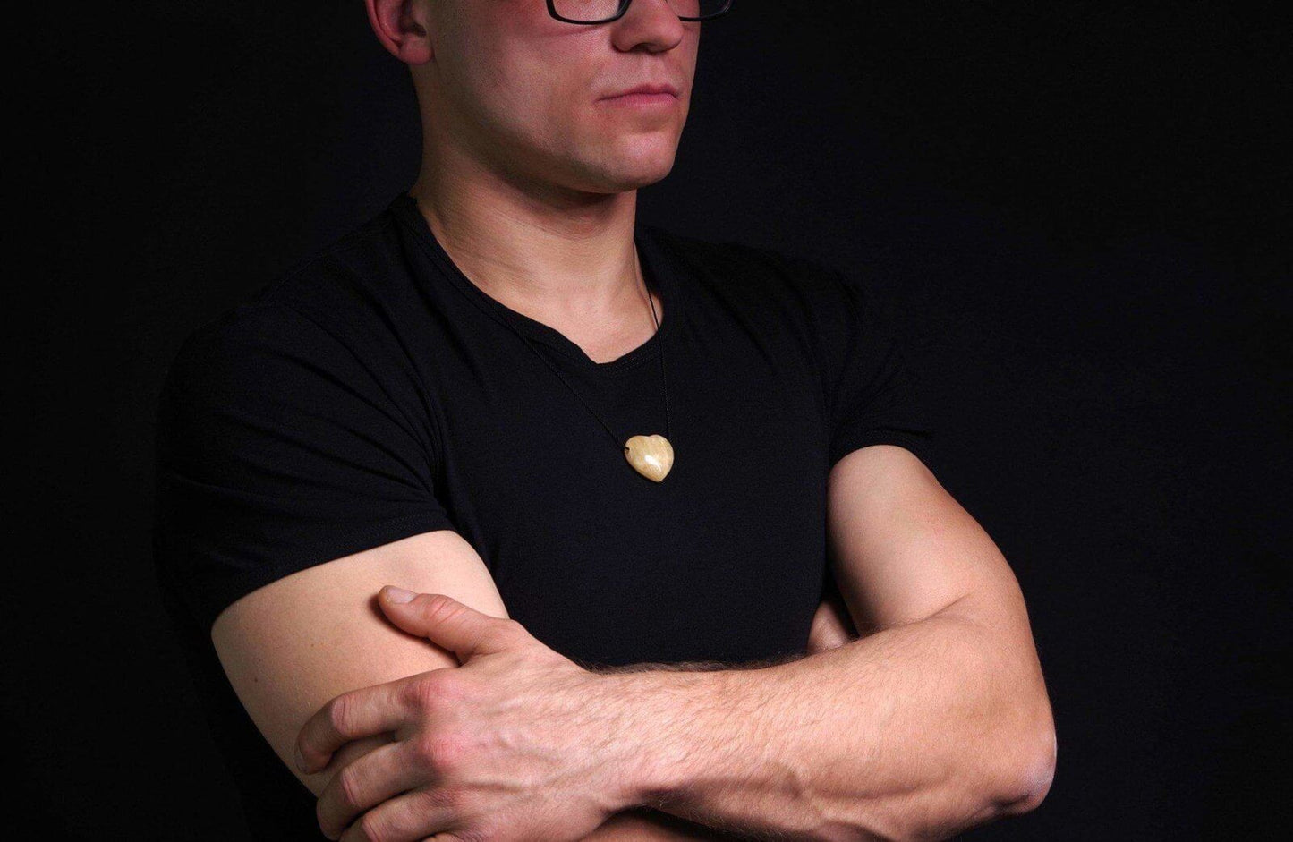 Kalcitas pakabukas – Širdutė - www.Kristalai.eu