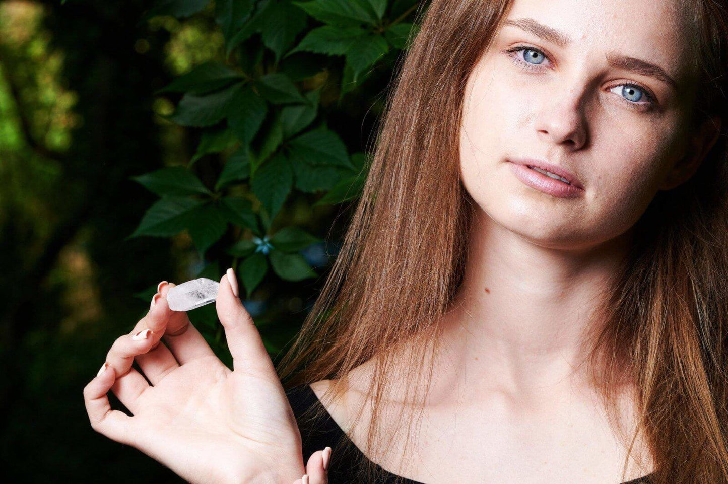 Kalnų krištolas pirštas – S - www.Kristalai.eu