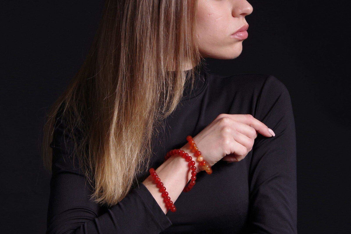 Karneolis apyrankė – 8mm - www.Kristalai.eu