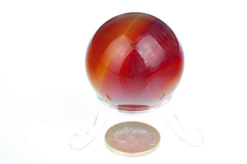 Karneolis sfera – 40mm - www.Kristalai.eu