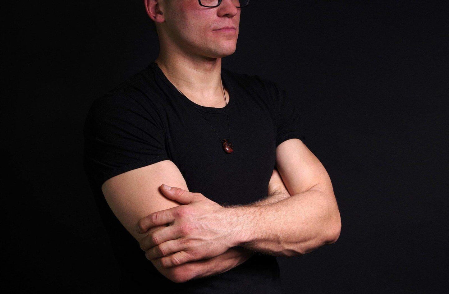 Mahagoninis obsidianas pakabukas – Lašas - www.Kristalai.eu