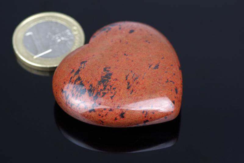 Mahagoninis obsidianas – Širdis - www.Kristalai.eu