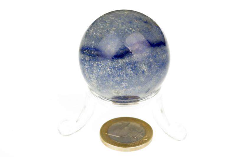 Mėlynas kvarcas sfera – 40mm - www.Kristalai.eu