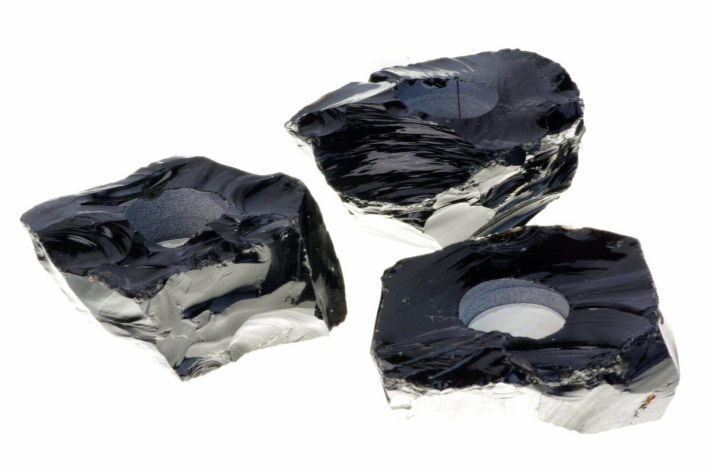 Obsidianas – Žvakidė - www.Kristalai.eu