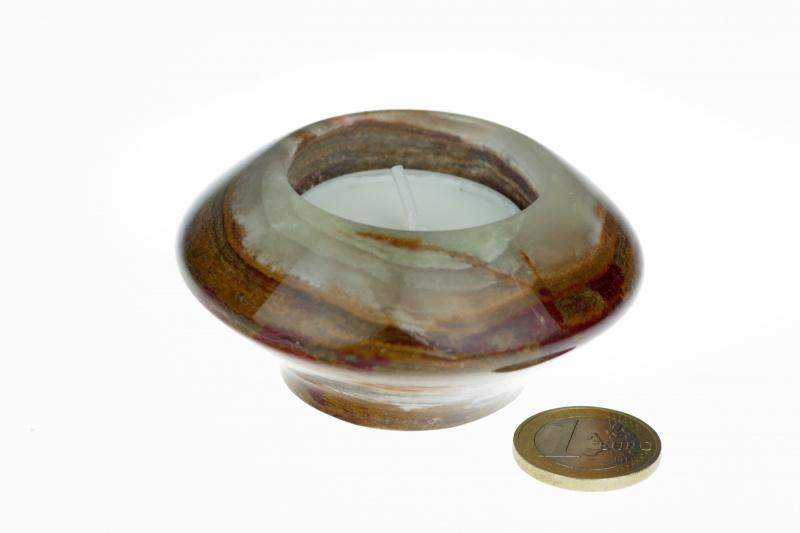 Oniksas žvakidė – NSO - www.Kristalai.eu