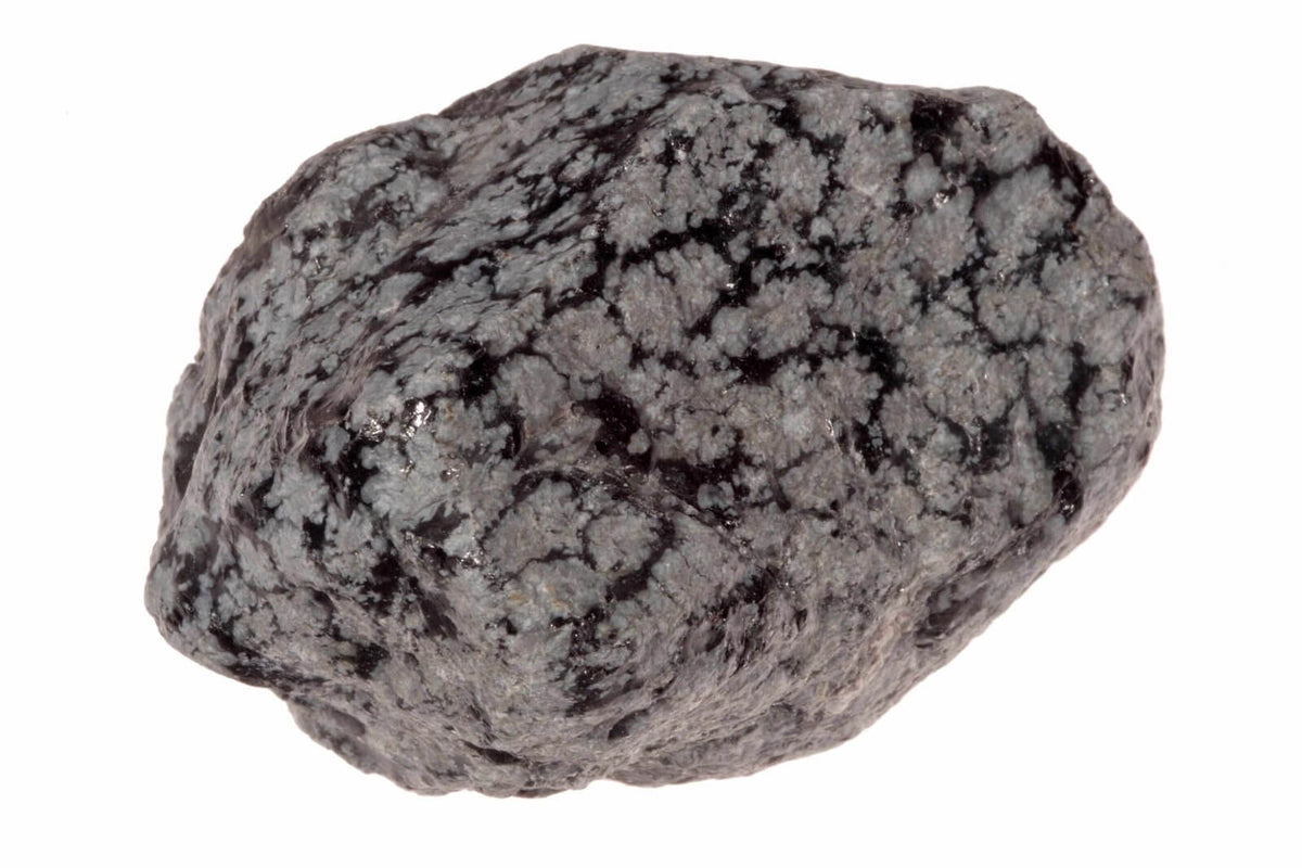 Snieginis obsidianas – neapdirbtas - www.Kristalai.eu