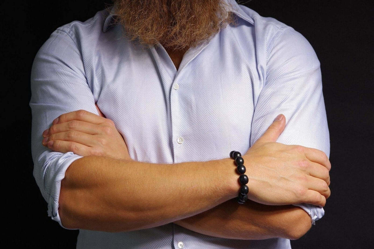 Šungitas apyrankė – Grynuolis - www.Kristalai.eu