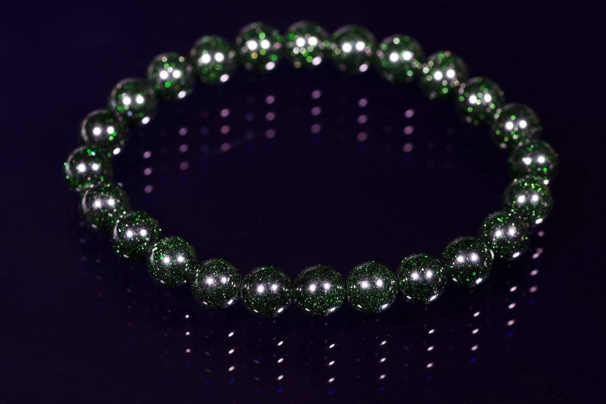Žalias saulės akmuo apyrankė – 8mm - www.Kristalai.eu