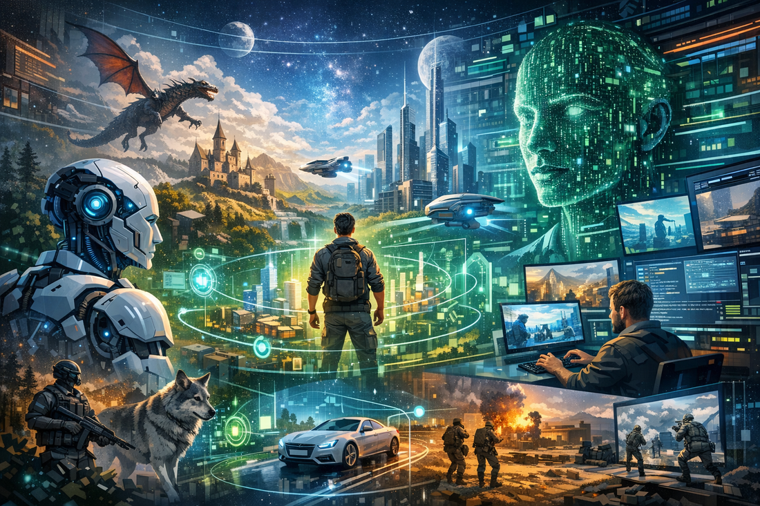 Dirbtinis Intelektas ir Simuliuoti Pasauliai: Kaip DI Prisideda prie Sudėtingų, Autonominių Virtualių Aplinkų Kūrimo