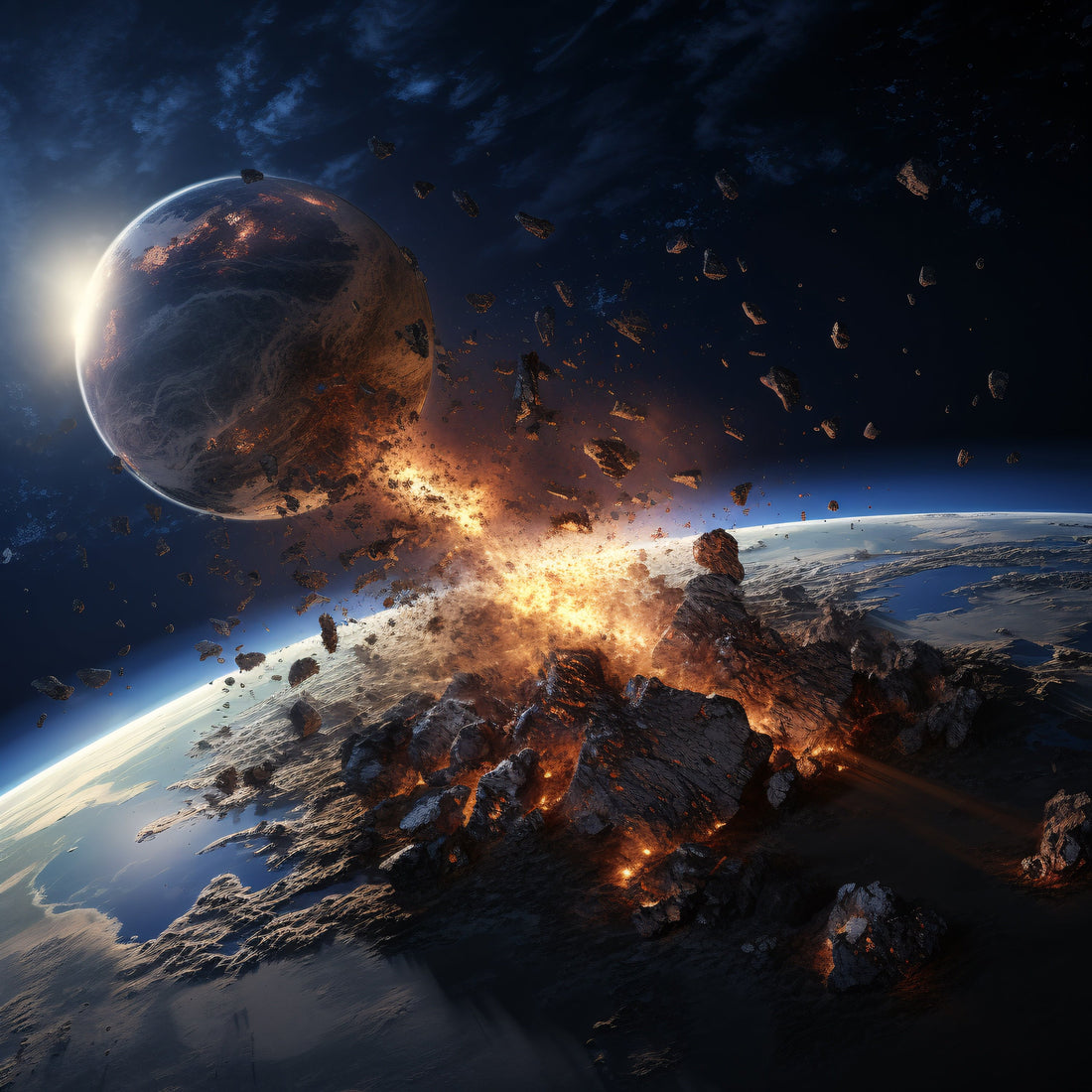 Asteroidų ir kometų smūgiai