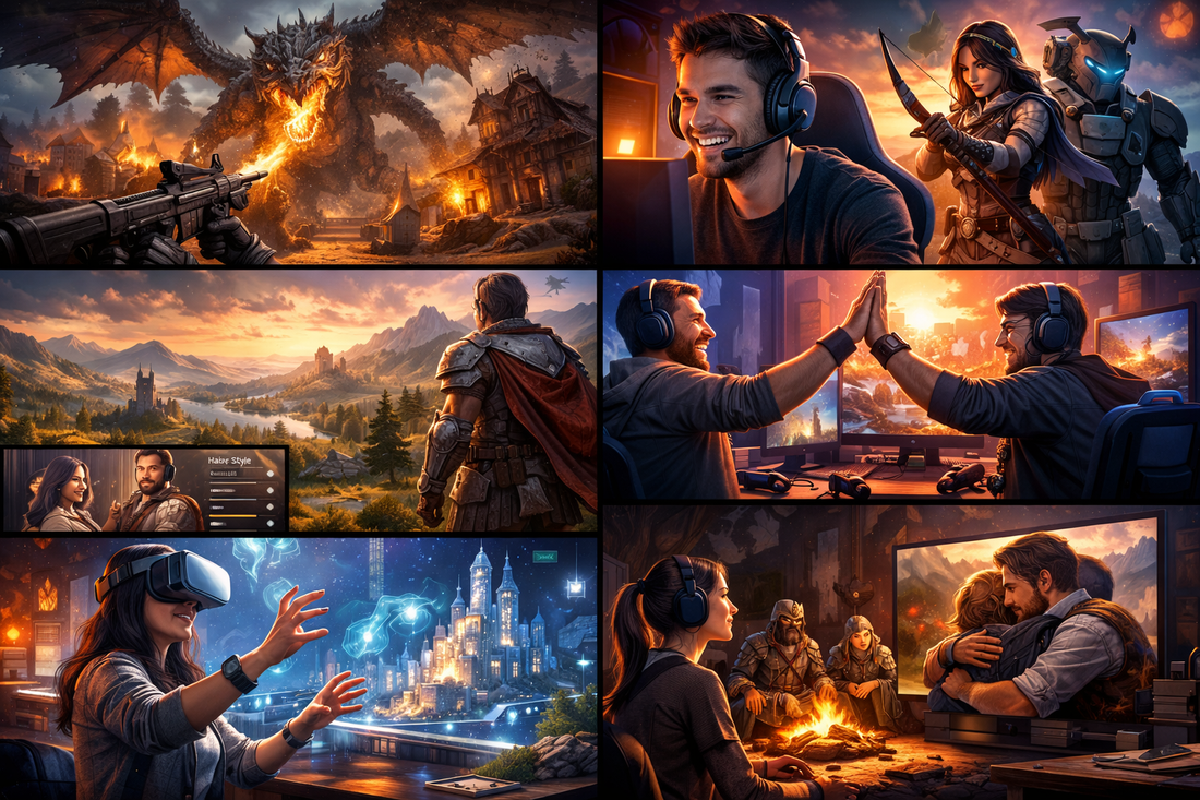 Vaizdo Žaidimai kaip Įtraukiančios Alternatyvios Realybės