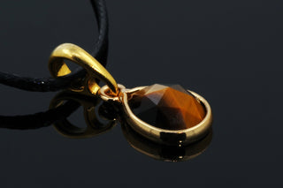 Lašeliai su paauksuotu 925 sidabru