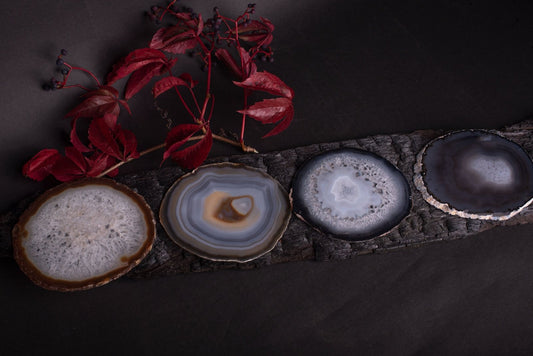 Agatas plokštelė – 10-13cm - www.Kristalai.eu