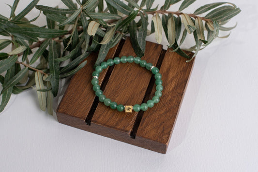 Avantiurinas apyrankė – 925 sidabras - 6mm - www.Kristalai.eu