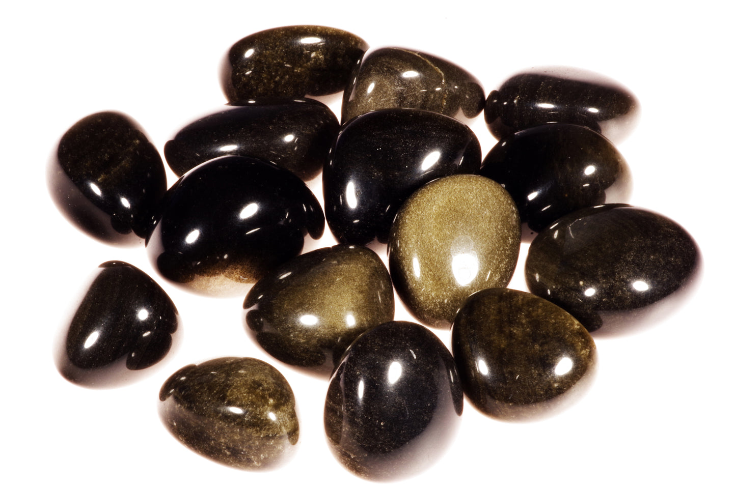 Aukso obsidianas - www.Kristalai.eu