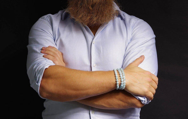 Akvamarinas apyrankė – 8mm - www.Kristalai.eu