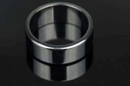 Hematitas žiedas – 9mm plokščias - www.Kristalai.eu