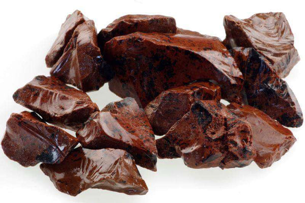 Mahagoninis obsidianas – neapdirbtas - www.Kristalai.eu