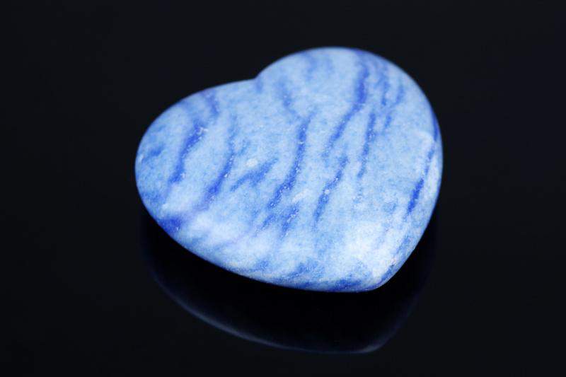 Mėlynas kvarcas – Širdis - www.Kristalai.eu