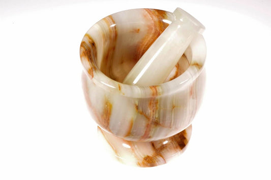 Oniksas – prieskonių grūstuvė 10cm - www.Kristalai.eu