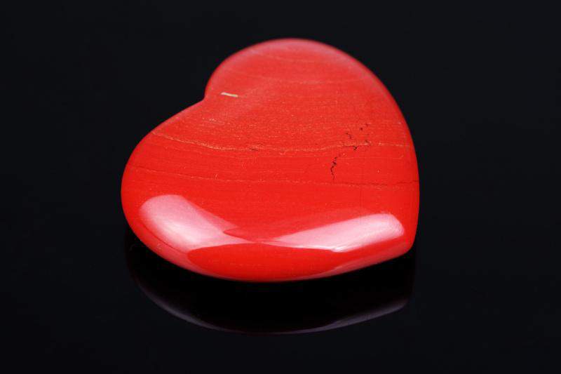 Raudonas jaspis – Širdis - www.Kristalai.eu