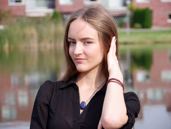 Granatas apyrankė – 3-4mm - www.Kristalai.eu